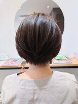 ムク(muku.)&nbsp;透明感ブラウンの艶ショートボブ