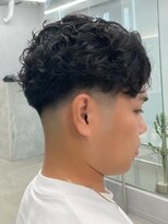 エルマーク 松山(L-MARK)&nbsp;波巻きスパイラル/シャドウパーマ/フェザーパーマ/men's/メンズ