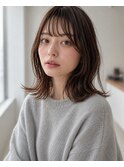 栄　髪質改善　　美髪　艶髪　　キュートセミディ