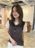 三軒茶屋【CEINEOUR】姫カットレイヤー×イルミナカラー小顔効果