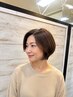 【白髪染しながら頭皮ケア】カット＋白髪染+艶TR＋頭皮ケア￥13200→￥11000