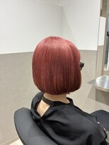 リーフヘアー(REEF hair)&nbsp;ピンクベージュボブ