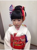 七五三 桃割れ♪