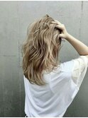 南堀江mowen×ミルクティーベージュ×外人風カラー