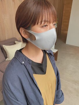 トップヘアーヒルズ 安城(TOP HAIR HILLS) キレイなショートスタイル！/ことりベージュ/ニュアンスカラー