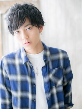 グルーミングサロン バーバー キャッスル 北浦和西口(Grooming salon Barber Castle) セミウエットニュアンス束感ショートこなれヘアK