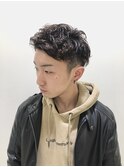 ツーブロック×スパイラルパーマ【プレミアムバーバー】