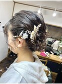 ワンピースヘアセット