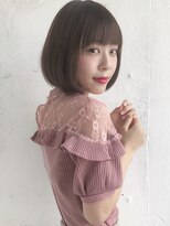 ルティア(Lutia)&nbsp;縮毛矯正 切りっぱなしボブスタイル