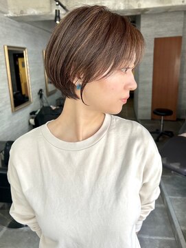 バーチョ(bacio) 20代30代40代◎小顔骨格矯正ショート【麻生/札幌ショート/白髪】