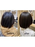 時短ショートまとまるナチュラルストレート【カミケンネクスト】