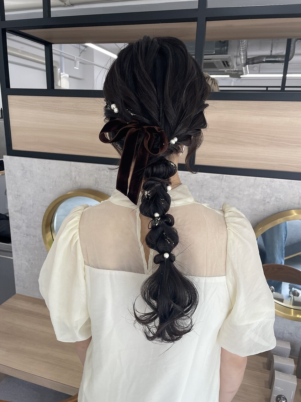 双子ヘアセット：L185197815｜シー(thee)のヘアスタイル