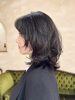 ビュートリアム265(BEAUTRIUM 265)&nbsp;ミディアムレイヤー/ウルフカット/レイヤーカット/黒髪/銀座