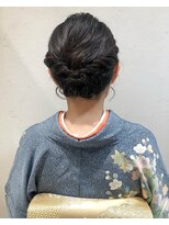ヘアセット×着付け♪yu