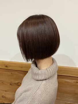 キュア 小岩店(cure) ピンク系ショートボブ