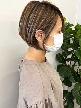 ジルブラン 横浜関内(JIL BLAN) ハイライトバレイヤージュダブルカラーケアプリーチ30代40代