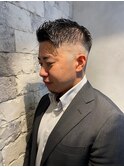 ビジネスカジュアル ツーブロックショート 新宿 美容室