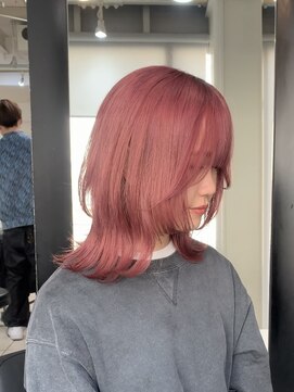 アクアオモテサンドウ(ACQUA omotesando) ◇ブリーチで作るピンクベージュ