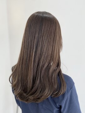 サプリ 西荻窪店(Sapuri) スモーキーベージュ×ゆる巻きロング