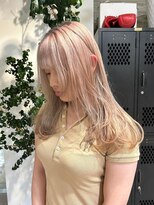 ヲタク(wotaku.)&nbsp;ミルクティーカラーベージュカラーハイトーンダブルカラーロング