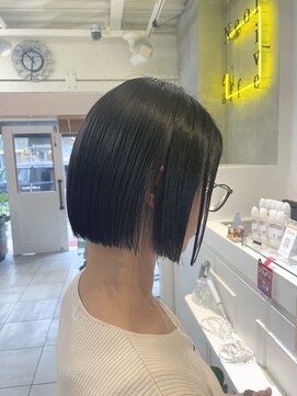 ネオリーブカフ 鶴ヶ峰店(Neolive caff) テリボブ ミニボブ ナチュラルカラー