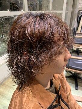 ジップ 緑店(zip) メンズボブウルフ × 30代ワイルド