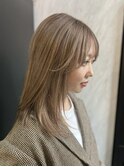 ミルクティベージュ/ブリーチ2回~◎