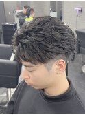 短髪フェザーショート