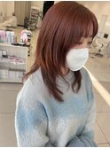 ブリーチ無しで出来るチェリーレッドカラー