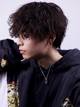 リップスヘアー 梅田(LIPPS hair) ミディアム波巻きツイスパマッシュ