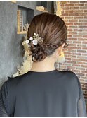 ゆるふわシニヨン