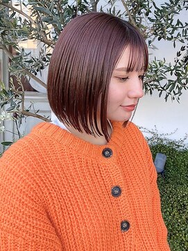 リリー(Rilie) ブリーチなしでつくるピンクブラウン♪