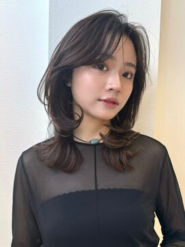 ロンドアベニール 北千住(Lond avenir) くびれヘア/顔周り/韓国/レイヤーカット/黒髪/ロング/前髪北千住