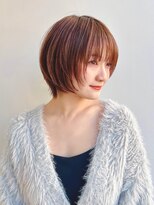 トルネード(TORNADO)&nbsp;大人ショートボブひし形レイヤーショート丸顔絶壁K20250728R