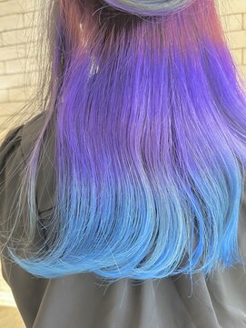 ヴァイブス(vibes) インナーカラー、グラデーション