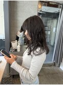 デジタルパーマでコテ巻きスタイルに○