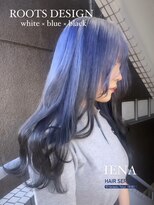 イエナ 渋谷(IENA)&nbsp;デザインカラーケアブリーチダブルカラー水色カラーペールブルー