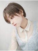 【GEEKS渋谷】冬ヘア/グレージュ/小顔/クールショート/襟足短め
