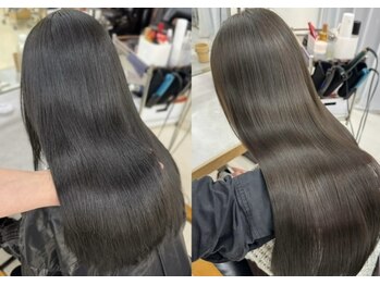 エクラ(ECLAT)の写真/圧巻のツヤ髪質改善★感動の手触りにリピート多数◎思わず触りたくなる、ぷるんと弾む艶髪に♪