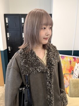 ソル オモテサンドウ 表参道 青山(SOL . OMOTESANDO) ミルクティーグレージュ　stylist聖斗