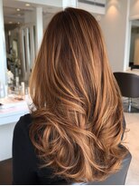 アース 天満橋店(HAIR & MAKE EARTH)&nbsp;冬髪質改善カラー◎大人上品モカブラウンロング