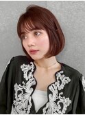 大人ガーリー/レイヤーショート/前髪白髪/20代30代40代50代/川崎