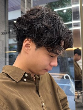 エルマーク 京都駅前(L-MARK) ツイストスパイラル/メンズ/学割/アップバング/センターパート