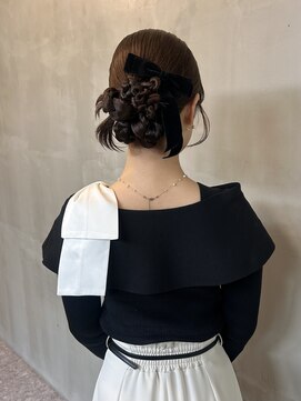 ウム(umu.) お呼ばれタイトヘア/韓国タイトカチモリ/韓国ヘア