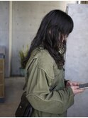 #ロングパーマ＃レイヤーカット＃ウェーブヘア