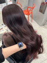 ペレ 梅田(PELE) ピンクベージュ/アンブレラカラー/クールショート/前髪/梅田