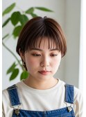 シャギーショート/ローライトカラー/かわいい/ベリーショート系