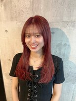 コワファースト長崎シャンプーボーイ 2nd(COIFF1RST 長崎 SHAMPOO BOY)&nbsp;長崎 ローレイヤー ピンクブラウン ケアブリーチ