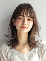 コトンアトリエ 人形町(COTON atelier)&nbsp;ミルクティーブロンド/ダークブルー/デジタルパーマ/人形町