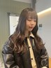 【透明感カラー】カット+ブリーチなしWカラー ¥20500~